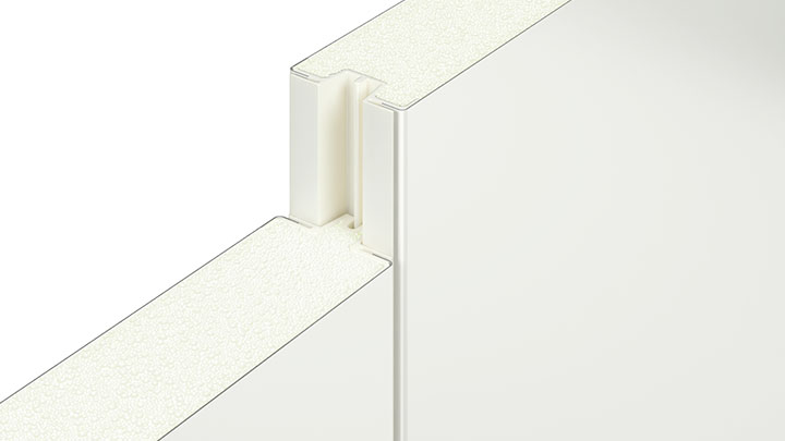 <span style="font-weight: bold; !important">フラットパネル</span><br>高い断熱性により、冷却効率をアップする保冷庫用パネル。堅牢性・施工性にも優れています。 芯材:硬質ポリウレタンフォーム 枠材:硬質塩ビ