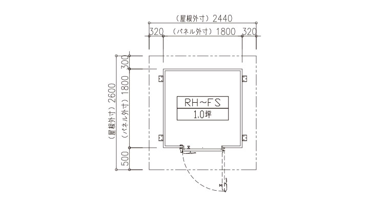 1.0坪(3.24m²)